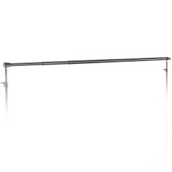 Impact Heavy-Duty 13 Foot  Adjustable Aluminum Background Crossbar, 58-156" Telescoping Pole with 58" Receivers and Thumbscrews for Seamless Paper and Muslin Backdrops, Black