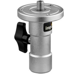 Impact Baby Ball Head Adapter, 38"-16 Male Tripod Head Mount with 58" Baby Receiver and 1-18" Junior Stud, Aluminum Light Stand, C-Stand, Boom, Grip Arm and Super Clamp Mounting Adapter