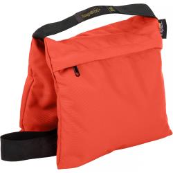 Impact 20 lb Filled Orange Saddle Sandbag, Cordura Nylon, Double-Zipper Water-Resistant Counterweight Bag for Light Stands, C-Stands, Booms, Tripods, Background Supports, Studio and Location