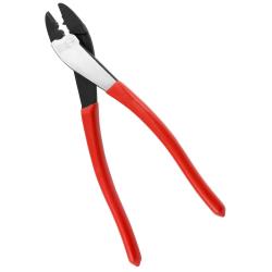 Installation Solution 9" CrimpingCutting Tool for 10–22 AWG Wires, Plastic-Dipped Handles, Wire Cutter Nose, Crimps Insulated and Non-Insulated Terminals