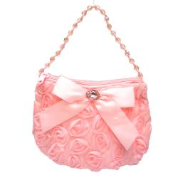 Rose Garden Jeweled Handbag, Easter Fun Bag (Single, Hot Pink)