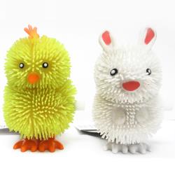 Easter Fun Happy Hopper Wind Ups Bunny And Chicken Assortment, Single (AssortedColor May Vary)