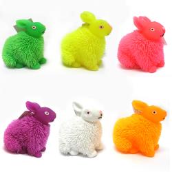 Easter Fun Bright Light Up Puffer Rabbit (AssortedColor May Vary)