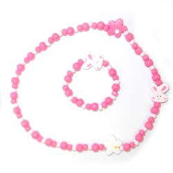 Easter Fun Kiddie Necklace-Bracelet Set