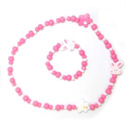 Easter Fun Kiddie Necklace-Bracelet Set