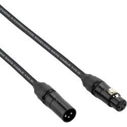Kopul Studio Series 5 3-Pin XLR DMX Cable, 110-Ohm 24 AWG Oxygen-Free Copper, 92% Shielding, Nickel-Plated Connectors, Flexible PVC Jacket for Stage, Theater, Concert and DJ Lighting