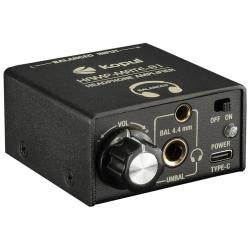 Kopul Balanced Headphone Amplifier with Dual XLR Inputs, 44mm TRRRS Balanced and 14-Inch TRS Outputs, USB-C Power, 22 dB Gain, 16–600 Ohm Support, Steel Chassis for Studio and Home Audio