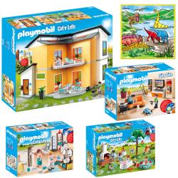 PLAYMOBIL Creative Kids Modern House Mega Toys Kit | Indoor Games