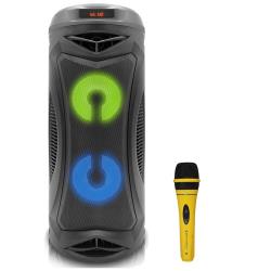 Professional Portable Microphone with Digital Processing, Steel Construction, Singing Machine, Wired Mic Included, XLR to 14", Yellow Karaoke DJ Wired Microphone, Christmas, Birthday, Home Party

Rechargeable Professional Bluetooth Speaker, 10W, 6H Playt