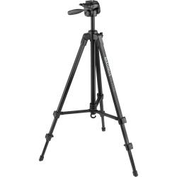 Magnus 667-Inch Aluminum Photo Video Tripod with Pan and Tilt Head, Geared Center Column, Quick Release Plate, Smartphone Adapter, GoPro Mount, 11 lb Load Capacity and Carrying Case