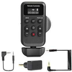 Magnus Wireless LANC Camera Remote for Panasonic, Sony and Canon - Controls Zoom, Focus and Iris, 25mm Jack, 24GHz Wireless Receiver, 33 LANC Cable, Pressure-Sensitive Rocker for Video Recording