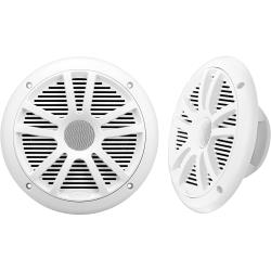 BOSS Audio Systems MR6W 180 Watt Per Pair, 65 Inch, Full Range, 2 Way Weatherproof Marine Speakers Sold in Pairs