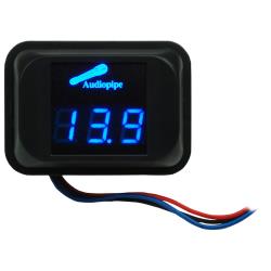 Nippon Audiopipe NLD-100 Digital Volt Meter Blue LED Car Audio 111 - 159 Volts