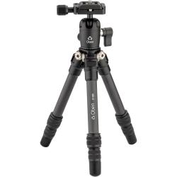Oben Carbon Fiber Tabletop Tripod with Dual-Action Ball Head, Arca-Type Quick Release, 1102 lb Load Capacity, 42-155 in Working Height, 3-Section Legs, Extender and Carrying Case