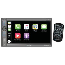 BLAUPUNKT 695″ Double Din Mechless Receiver with Wireless Apple CarPlayAndroid Auto and Bluetooth, 695” Touch Screen, Front USB 20A Input, SD Card Input