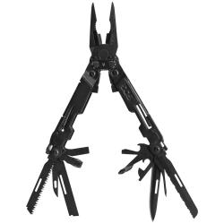 SOG PowerAccess Deluxe Heavy Duty Stainless Steel Multi-Tool – 21 Tools, Two Knife Blades, Can and Bottle Opener, Nylon Sheath, Black – EDC, Outdoor, Survival Tool