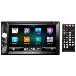 Power Acoustik PD-620HB Double DIN DVD, CDMP3, FMAM Car Stereo with Bluetooth Connectivity