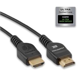 Pearstone 15 8K Ultra-High Speed HDMI Cable - HDMI 21, Supports 8K  60Hz and 4K  120Hz, eARC, 48 Gbs Bandwidth, Perfect for 4K8K TVs, Gaming Consoles, Home Theaters - Reliable, (Black)