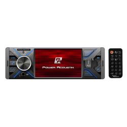 Power Acoustik 43” Single DIN MECHLESS Fixed Face Receiver with Bluetooth USBSD Inputs and Remote