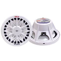 10" 500 Watt White 4 Ohm Marine Subwoofer