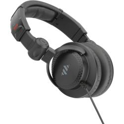 Polsen Closed-Back Over-Ear Studio Monitor Headphones with 508 mm Dynamic Drivers, 35 mm TRS Plug, 10 Fixed Cable, Swiveling Earcups and 14-Inch Adapter for DJ, Podcast and Mobile Audio