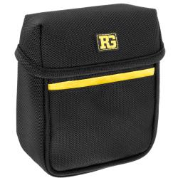 Ruggard 5-Pocket Filter Pouch for Five 4 x 4-Inch Camera Filters, Padded Nonabrasive Polyester Interior, Ballistic Nylon Exterior, Touch-Fastened Flap, Belt Loop and Accessory Pocket, Black