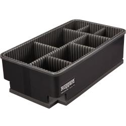 Ruggard Adjustable Hard Divider Insert for Pelican 1510 Hard Case, High-Density Foam Dividers, Grooved Customizable Panels, Base Layer and Egg Crate Foam Lid, Durable Protective Storage Insert