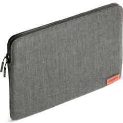 Ruggard LuxeWeave Laptop Sleeve for 16" MacBook Pro – Fits 16" MacBook Pro and Most 16" Laptops, Plush Padded Interior, Water-Resistant 600D Nylon, Wide-Access Opening, Easy-Grip Zipper Pulls – Ideal for Travel and Daily Use (Ash)