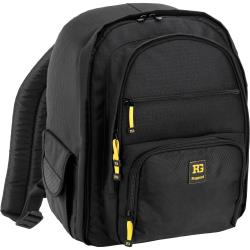 Ruggard Outrigger 45 DSLR Camera Backpack, Black, Padded Adjustable Dividers, Tablet Compartment, Tripod Straps, Rain Cover, 600D Polyester, Fits Camera with 70-200mm f28 Lens