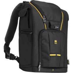 Ruggard Lynx 55 DSLR Sling Camera Backpack for 15-Inch Laptop, 200mm Lens, Extra Lenses and Flash, Convertible SlingBackpack, Tripod Holder, Rain Cover, Black Nylon
