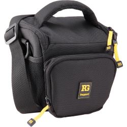 Ruggard Hunter 25 DSLR Holster Camera Bag, Water-Repellent 600D Nylon, Padded 150D Polyester Interior, Organizer and Card Pockets, Shoulder Strap, Handle and Belt Loop, Black