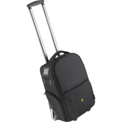 Ruggard Optica 15 DSLR Roller Bag, Black, Holds 2 Pro DSLRs, 5-7 Lenses, 2 Flashes, 15-Inch Laptop, Tripod, Padded Dividers, Wheels, Backpack Straps and Rain Cover