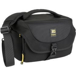 Ruggard Journey 54 DSLR Camera Shoulder Bag with 11-Inch Laptop Sleeve, 10 Padded Dividers, Rain Cover, Weather-Resistant Polyester and Ballistic Nylon, Adjustable Strap, Black