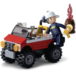 Sluban-Kids-Fire-Jeep-Building-Blocks-58-Pcs-set-Building-Toy-Fire-Vehicle-SLU08601