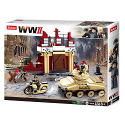 Sluban Kids Army Building Blocks WWII Series Battle Of Stalingrad Building Toy Army Fighter Jet SLU08646