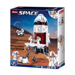 SlubanKids Space Rocket Building Blocks 733 Pc for Kids, 3D Early Learning Toys for Science and STEM, Stackable and Buildable Toys for Girls and Boys, DIY Exploration SLU08659