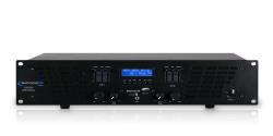 Professional Audio Dual 2U Professional 2CH Power Amplifier, 5000 watts peak power, Universal Plug In, Dual Cooling Speed Fan