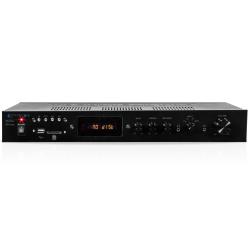 Technical Pro 600 Watts Integrated Amplifier with USB and SD Card Inputs, Plays MP3 Files From USB Drives and SD Cards, RCA Outputs, Digital Fluorescent Output Display