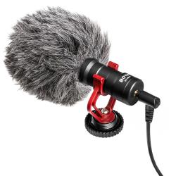 Technical Pro Condenser Compact on-camera Microphone, for Vlogging with Smartphones, DSLRs, Consumer Camcorders, PCs etc