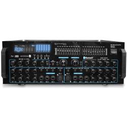Technical Pro Professional Mic Mixing Amplifier with USB SD Card Inputs and Bluetooth Compatibility, 3000 Watts Power, Built in Dual 10 Band Equalizers, for Karaoke Sound Mixer Audio Home Stereo Receiver Box System Speaker, PA, Home Theater, Studio Stage