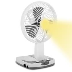 Adventure-Series-Rechargeable-DeskWall-Fan-with-LED-Work-Lamp-and-Built-in-Powerbank-USB-Output,-Adjustable-tilt-Super-bright-LED-Lamp