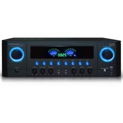 RX45BT-Professional-Bluetooth-Receiver-with-USB-and-SD-Card-Inputs,-1000-Watts-Peak-Power,-2-Mic-Inputs,-Recorder,-SDUSB-Inputs,-Wireless-Remote