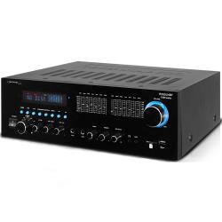 Technical Pro RX55URIBT Professional Receiver with USB and SD Card Inputs with Bluetooth Compatibility, 2 Mic Inputs, 5 Band EQ, FM Radio, iPod iPhone Compatible, Recorder, SDUSB Inputs