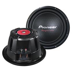 Pioneer TS-A301S4 12" Champion Series Subwoofer – 1600W Peak, 500W RMS, 4 Ohm SVC, Honeycomb IMPP Cone, 92dB Sensitivity, 90oz Magnet