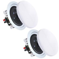 Vaiyer-Pair-of-8-Inch-8-Ohm-300-Watts-(Total-600-Watts)-Speakers,-Flush-Mount-in-Wall-in-Ceiling-2-Way-Mid-Bass-Woofer-Speakers-with-60Hz–20kHz-Frequency-Perfect-for-Home,-Office,-Kitchen,-Living-Room