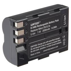 Watson EN-EL3e 2000mAh 74V 148Wh Lithium-Ion Rechargeable Replacement Camera Battery for Nikon D100 D200 D300 D300s D50 D70 D700 D80 D90 DSLR Cameras