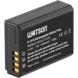 Watson LP-E10 Lithium-Ion Camera Battery, 74V 1000mAh Replacement for Canon EOS Rebel T3, T5, T6, 1100D, 1200D and 1300D Digital Cameras