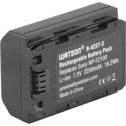 Watson Lithium-Ion Replacement Camera Battery for Sony NP-FZ100, 2250mAh, 72V, 162Wh, for Alpha a1, a9, a9 II, a7 III, a7R IIIIV, a7S III, a7C and a6600 Mirrorless Cameras