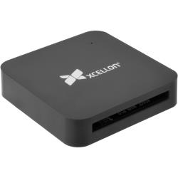 Xcellon CFast 20 USB-C 31 Gen 2 Card Reader, Up to 550 MBs Read Speed, CFast 11 and 10 Support, USB-C and USB-A Cables, Plug-and-Play for Photo and Video Workflows