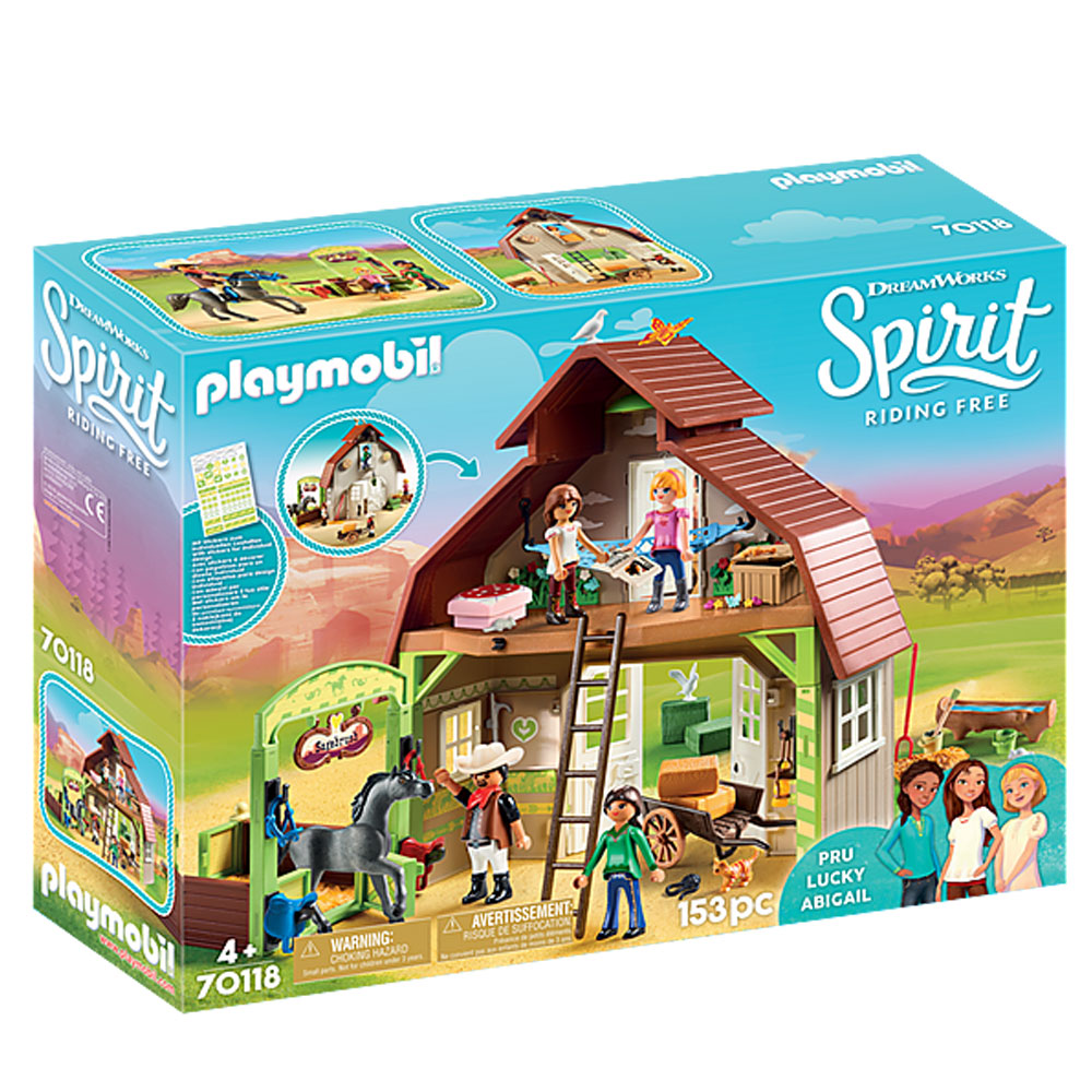 PRU Chica Linda With Horse Stall Marciella Figure Dimple PlayMobil 